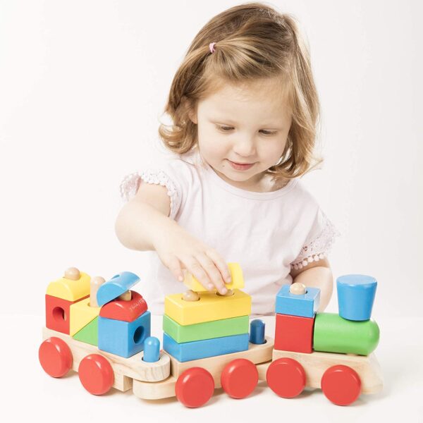 wooden toys train set kids