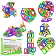 magnetic building cognitive and motor development